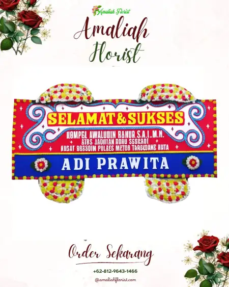 Papan Bunga Ucapan Selamat Sumber Pitu